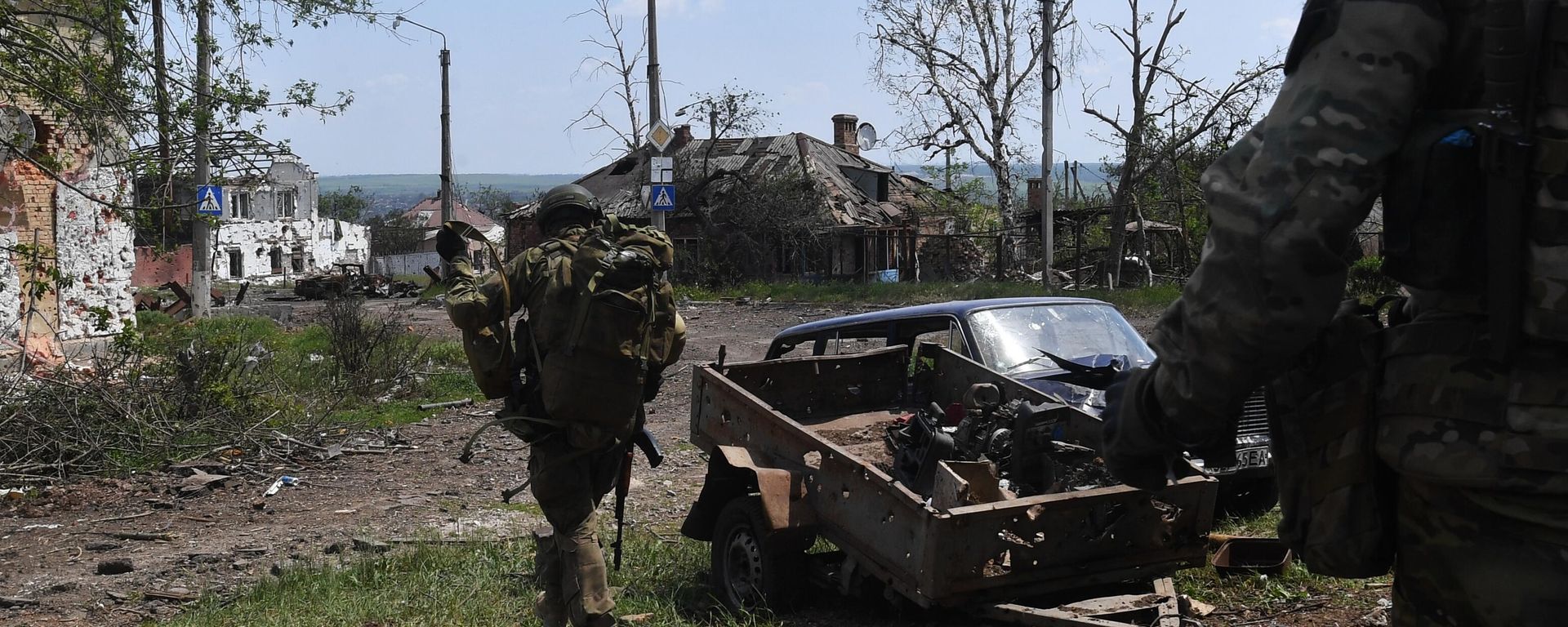 Combat work of Russian assault teams in Artemovsk - Sputnik International, 1920, 20.05.2023