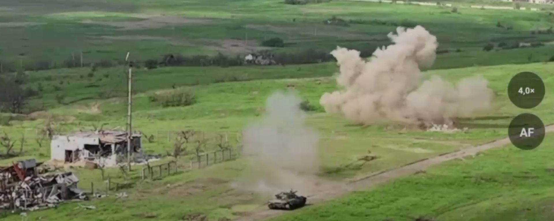  Russian MBT firing at Ukrainian position - Sputnik International, 1920, 29.05.2023