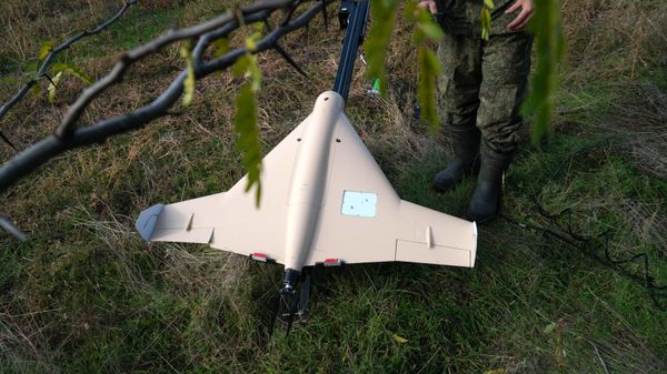 Launch of Russian Kamikaze Drone During Special Military Operation  - Sputnik International