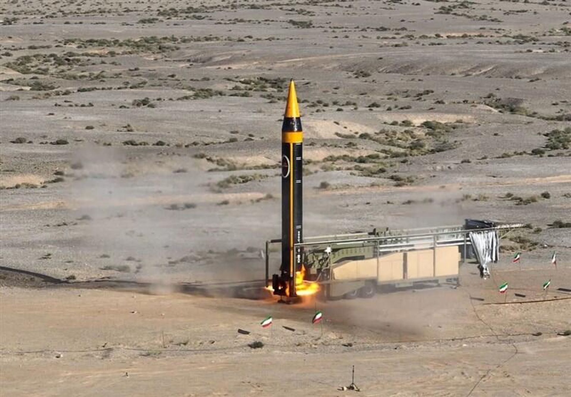 The Khoramshahr-4 or Kheibar missile, a medium-range ballistic missile (MRBM) unveiled by Iran on May 25, 2023 The Khoramshahr-4 or Kheibar missile, a medium-range ballistic missile (MRBM) unveiled by Iran on May 25, 2023 - Sputnik International, 1920, 25.05.2023