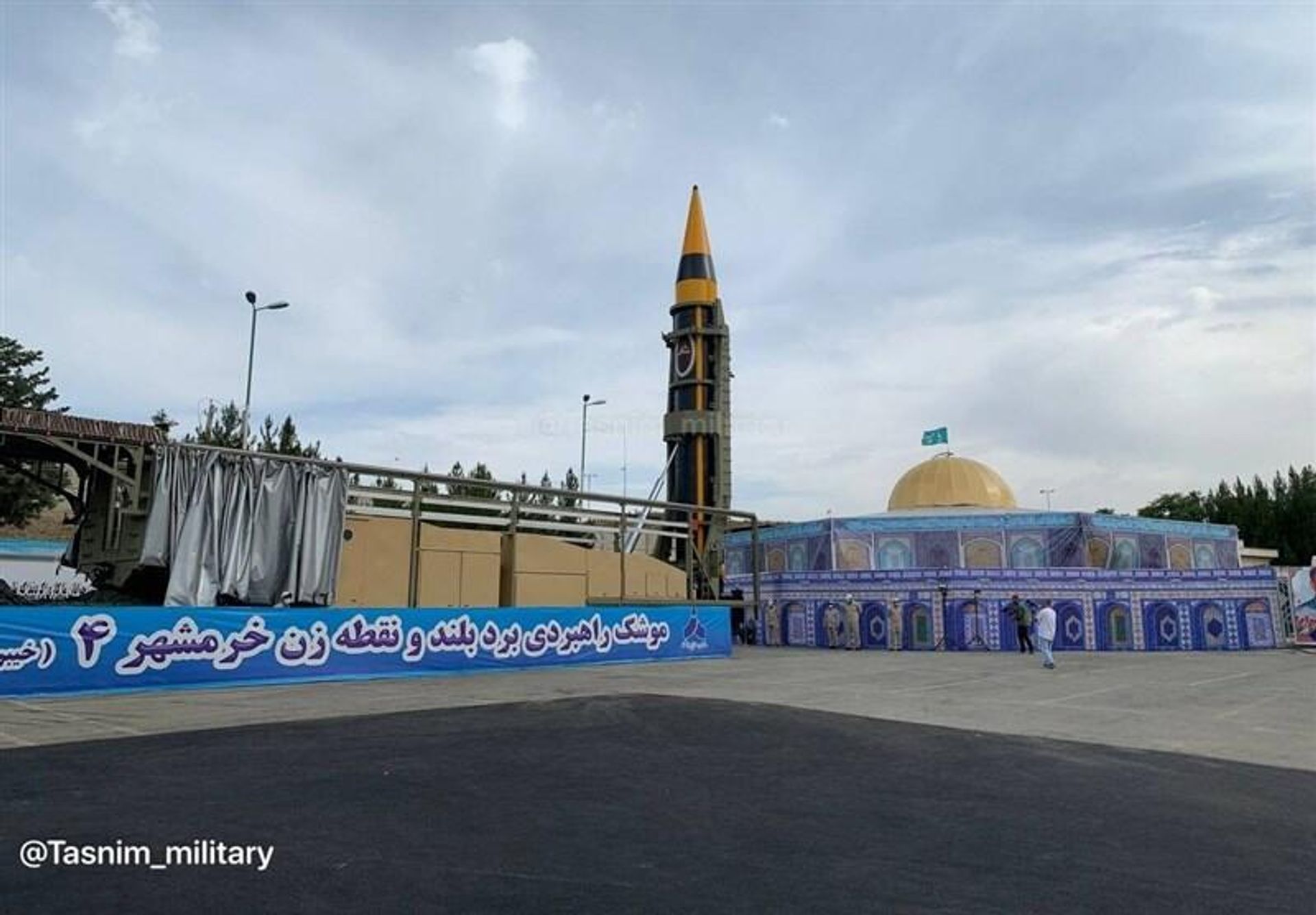 The Khoramshahr-4 or Kheibar missile, a medium-range ballistic missile (MRBM) unveiled by Iran on May 25, 2023 The Khoramshahr-4 or Kheibar missile, a medium-range ballistic missile (MRBM) unveiled by Iran on May 25, 2023 - Sputnik International, 1920, 25.05.2023