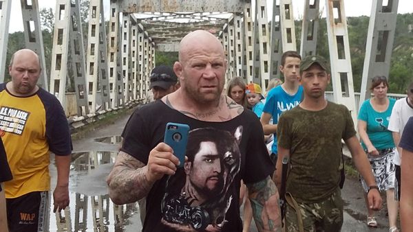 Jeff Monson in Lugansk People's Republic (LPR) - Sputnik International