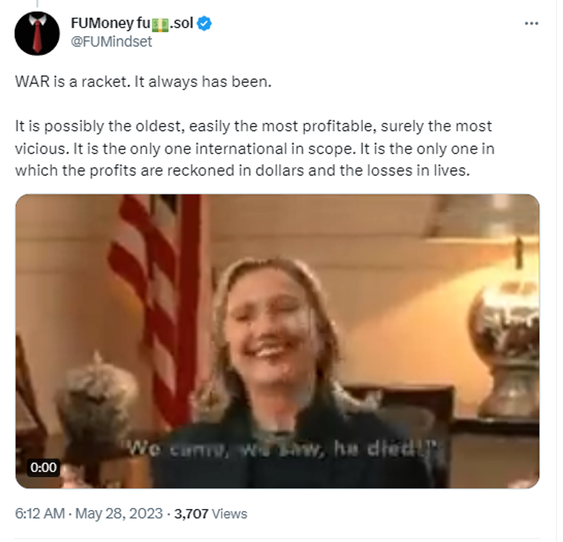 Screenshot of Twitter post in response to footage of meeting between US Senator Lindsey Graham and Ukrainian President Volodymyr Zelensky. - Sputnik International, 1920, 28.05.2023