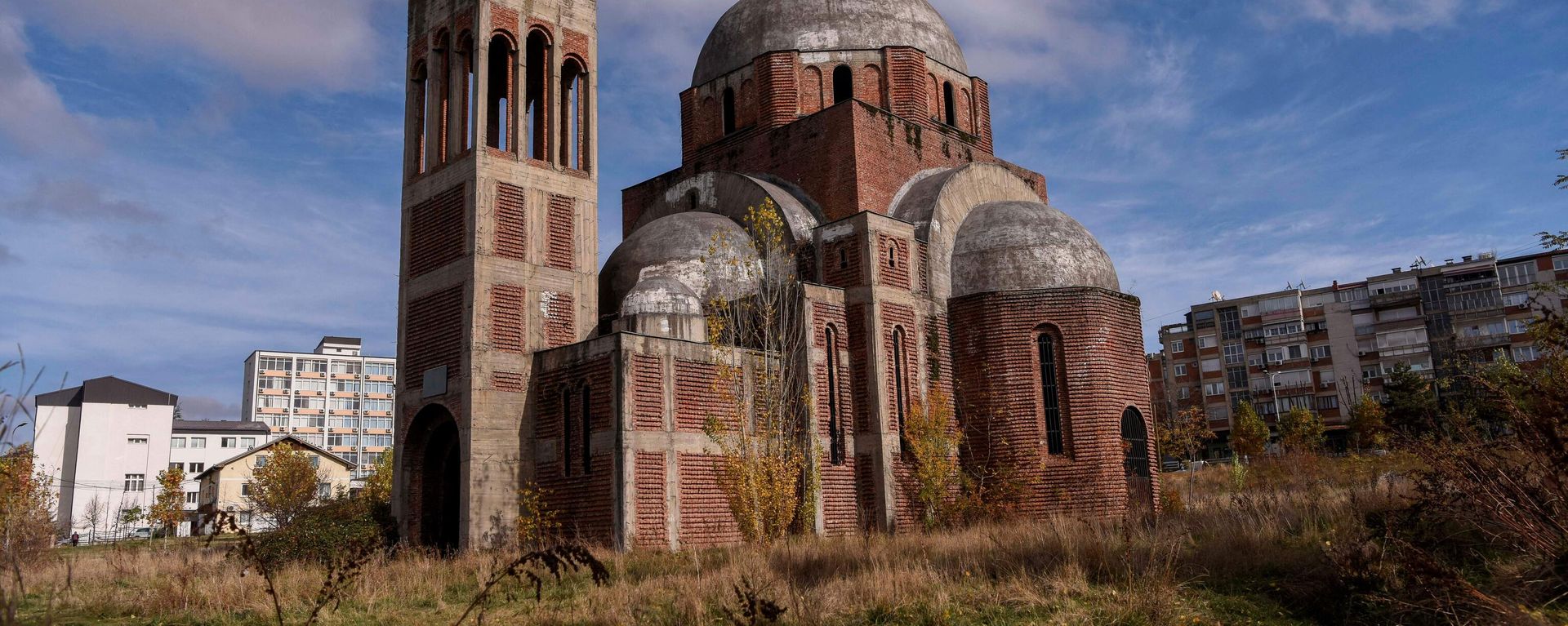 The unfinished Orthodox church of Pristina is pictured on November 10, 2021. The unfinished Orthodox church of Pristina is pictured on November 10, 2021. - Sputnik International, 1920, 30.05.2023