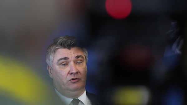 Croatian President Zoran Milanovic speaks during an extraordinary NATO summit at NATO headquarters in Brussels, Thursday, March 24, 2022. As the war in Ukraine grinds into a second month, President Joe Biden and Western allies are gathering to chart a path to ramp up pressure on Russian President Vladimir Putin while tending to the economic and security fallout that's spreading across Europe and the world. - Sputnik International