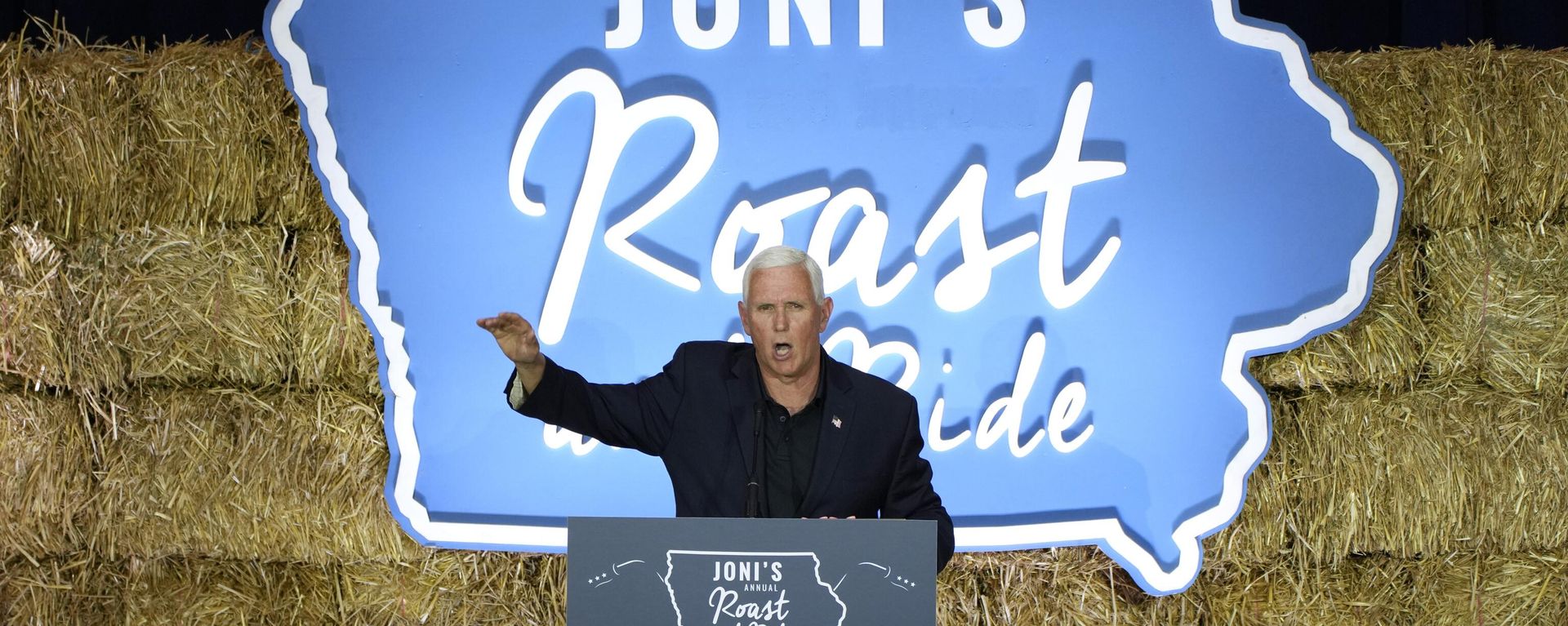 Former Vice President Mike Pence speaks during U.S. Sen. Joni Ernst's Roast and Ride, Saturday, June 3, 2023, in Des Moines, Iowa. Former Vice President Mike Pence speaks during U.S. Sen. Joni Ernst's Roast and Ride, Saturday, June 3, 2023, in Des Moines, Iowa. - Sputnik International, 1920, 04.06.2023