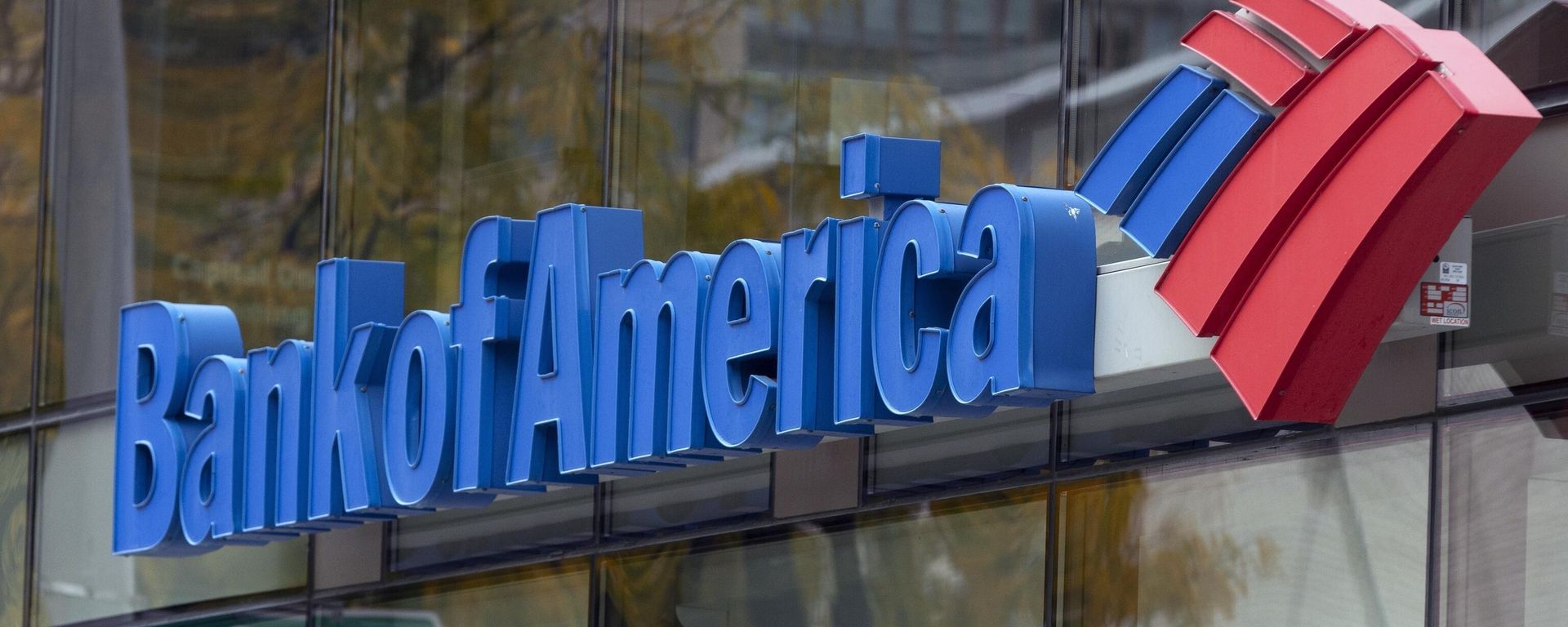 The Bank of America logo is seen on a branch office, Oct. 14, 2022, in Boston. - Sputnik International, 1920, 10.09.2026