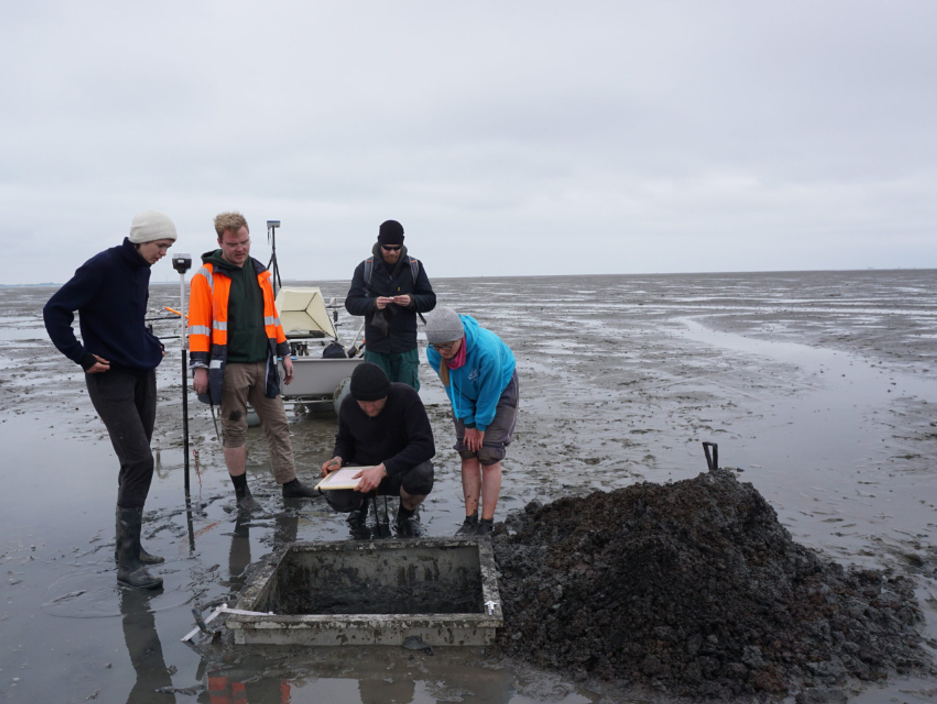 Screenshot of showing the results of a joint scientific project to locate the sunken church of Rungholt in the North Frisian Wadden Sea in Germany.  - Sputnik International, 1920, 06.06.2023