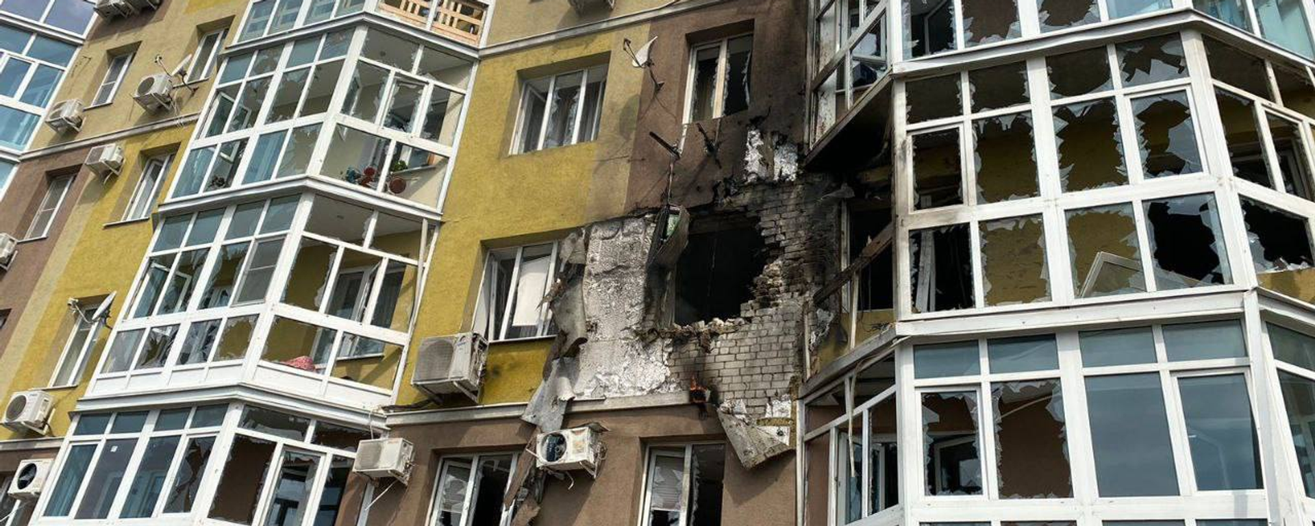 Voronezh, scene of drone crash - Sputnik International, 1920, 31.07.2023