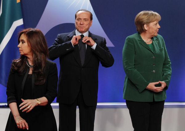 In March 1994, a political coalition formed by Berlusconi prevails in the general election and in May that year he becomes Italy's prime minister.Above: Silvio Berlusconi on G20 summit in 2011. - Sputnik International