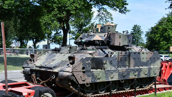 A US-made Bradley armored vehicle. File photo - Sputnik International