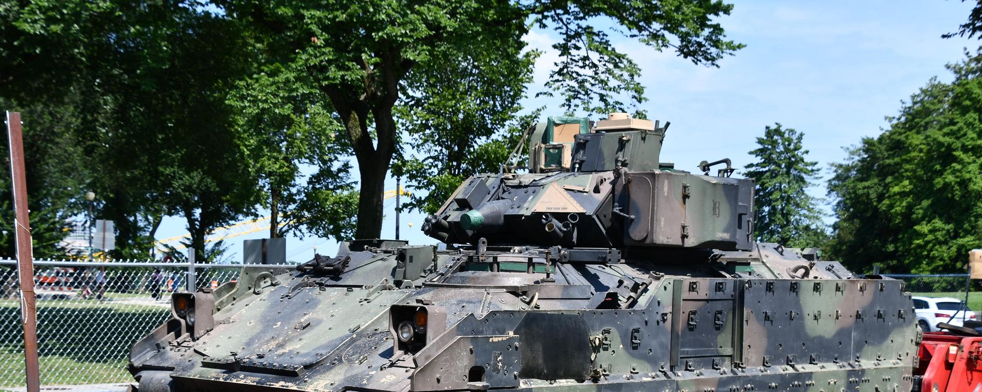 A US-made Bradley armored vehicle. File photo - Sputnik International, 1920, 05.07.2023