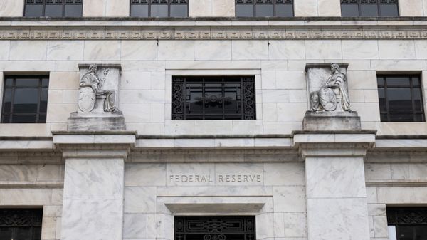 The US Federal Reserve Building is seen in Washington, DC, May 3, 2023.  - Sputnik International