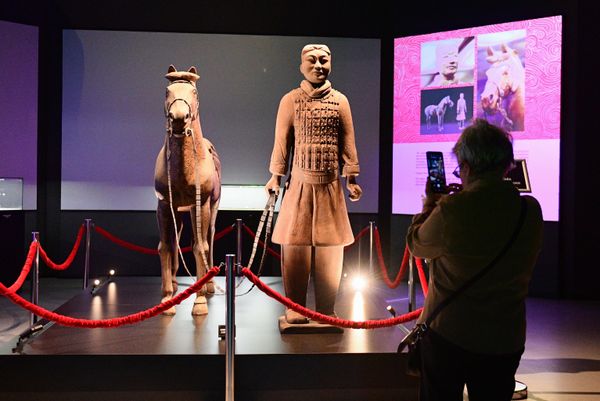 Above: The 'Terracotta Army. Immortal Warriors of China' exhibition in St Petersburg. - Sputnik International