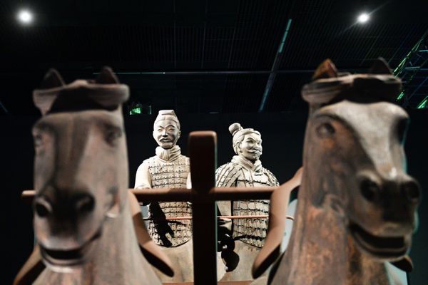 The exhibition will be open to the public until 14 January 2024.Above: The 'Terracotta Army. Immortal Warriors of China' exhibition in St Petersburg. - Sputnik International