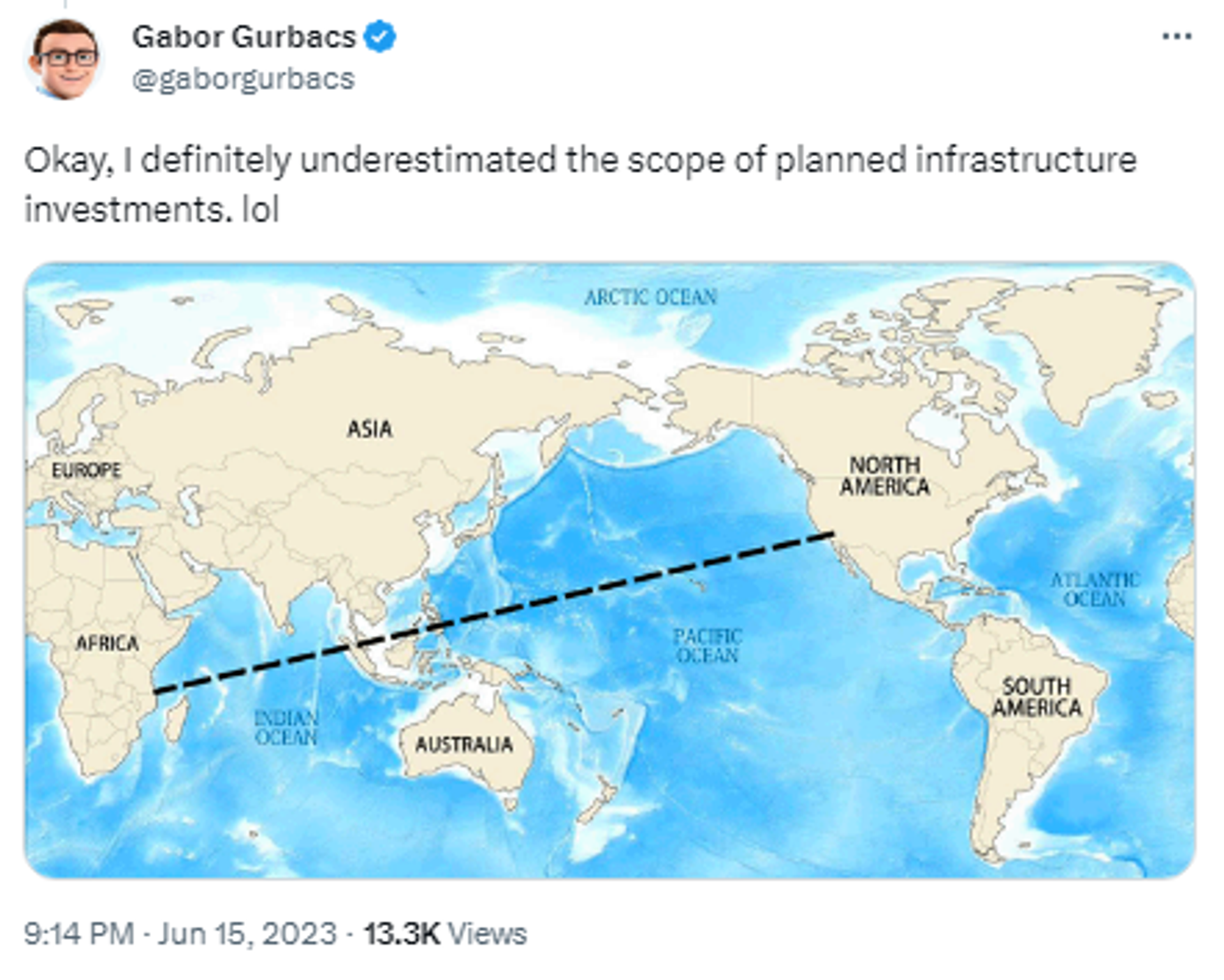 Screenshot of Twitter post in response to comments by US President Joe Biden speaking at the annual dinner of the League of Conservation Voters in Washington, D.C. on June 14, 2023. Screenshot of Twitter post in response to comments by US President Joe Biden speaking at the annual dinner of the League of Conservation Voters in Washington, D.C. on June 14, 2023. - Sputnik International, 1920, 16.06.2023