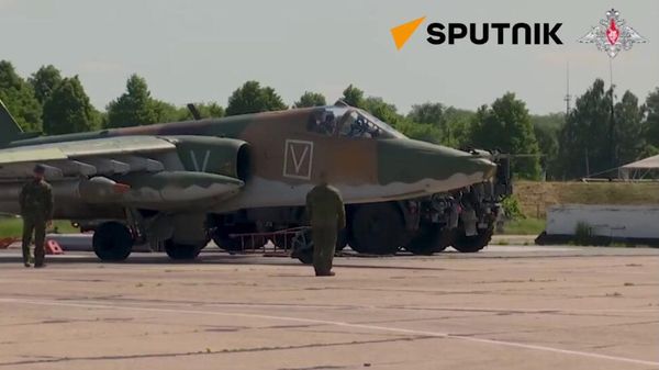 Russian Su-25 attack aircraft during the special operation has already made more than 230 sorties - Sputnik International