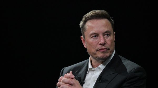 SpaceX, Twitter and electric car maker Tesla CEO Elon Musk looks on as he speaks during his visit at the Vivatech technology startups and innovation fair at the Porte de Versailles exhibition center in Paris, on June 16, 2023 - Sputnik International