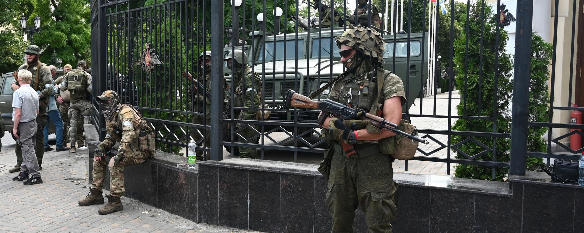 Situation in Rostov-on-Don Saturday amid PMC Wagner's attempted rebellion against the Russian Defense Ministry. - Sputnik International, 1920, 24.06.2023
