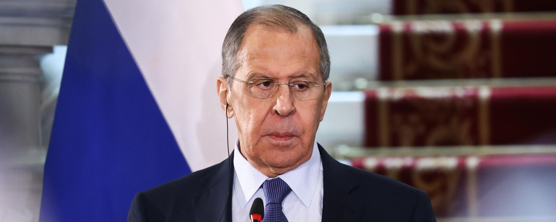 Russian Foreign Minister Sergey Lavrov gives a press conference - Sputnik International, 1920, 26.06.2023