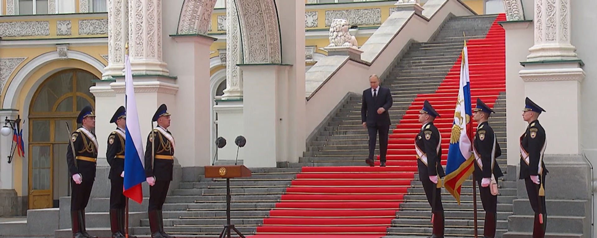 Putin Addresses Russian Military & Security Officers on Cathedral Square - Sputnik International, 1920, 27.06.2023