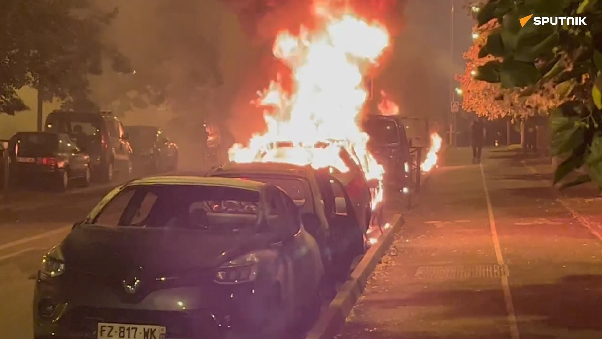 Protests in several suburbs of Paris - Sputnik International, 1920, 29.06.2023