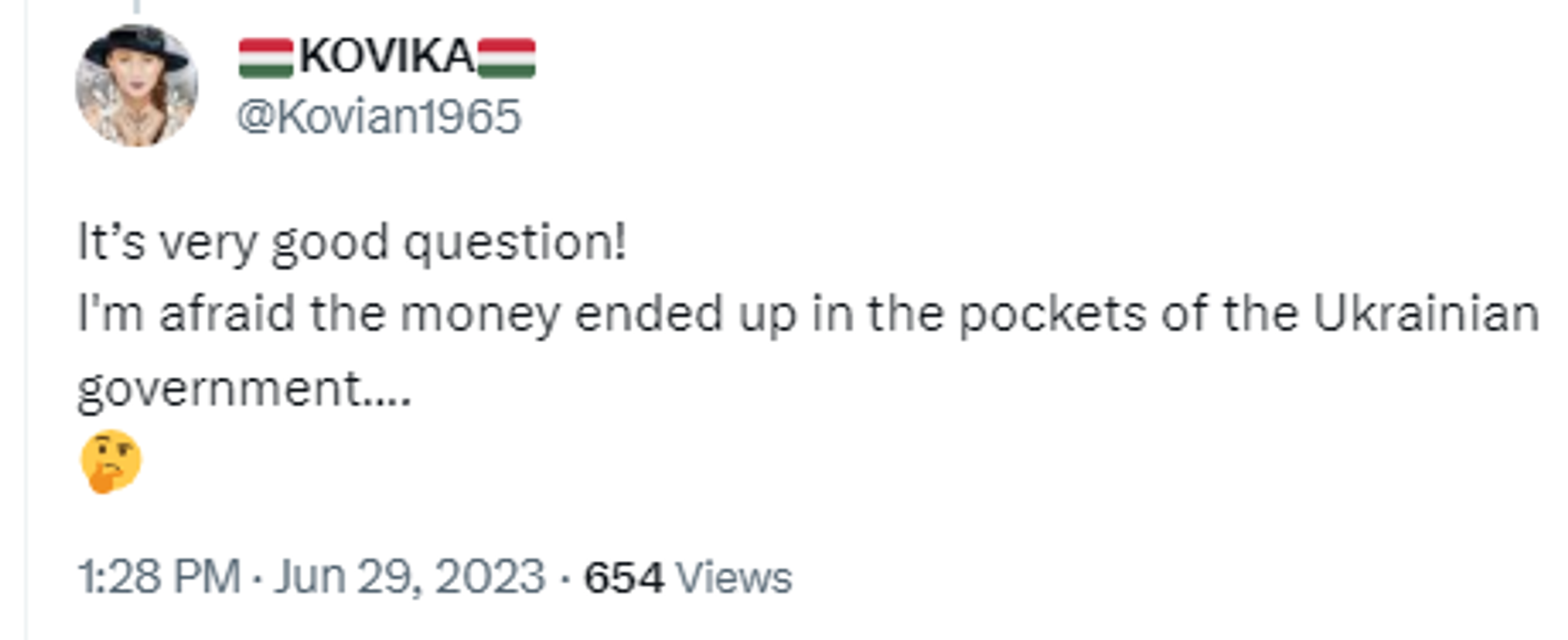 Twitter screenshot. - Sputnik International, 1920, 29.06.2023