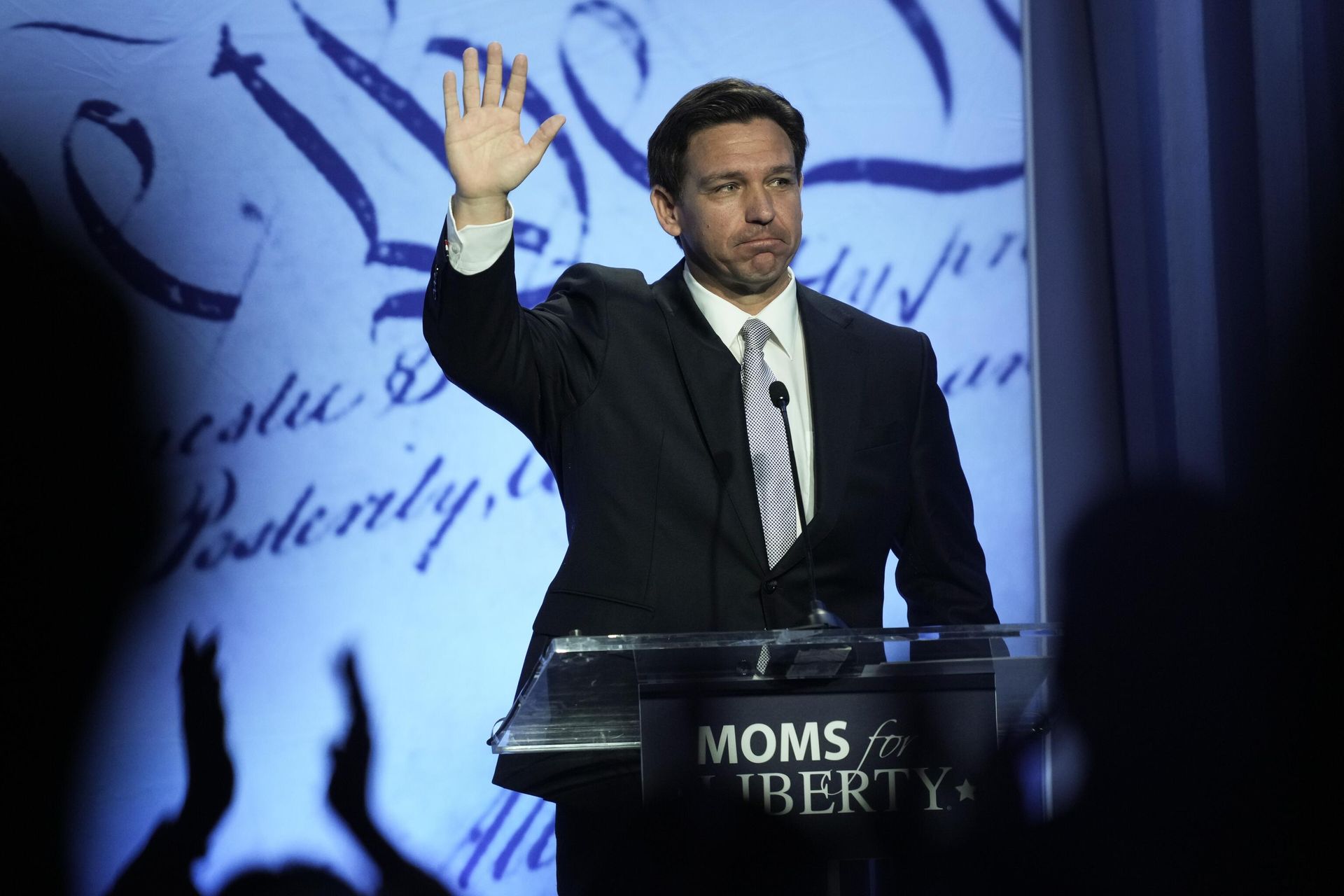 Republican presidential candidate Florida Gov. Ron DeSantis speaks at the Moms for Liberty meeting in Philadelphia, Friday, June 30, 2023. - Sputnik International, 1920, 01.07.2023