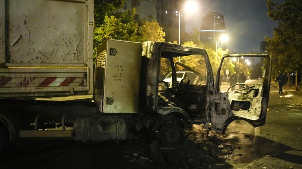 Charred cars are pictured in Nanterre, outside Paris, France, Saturday, July 1, 2023.  - Sputnik International