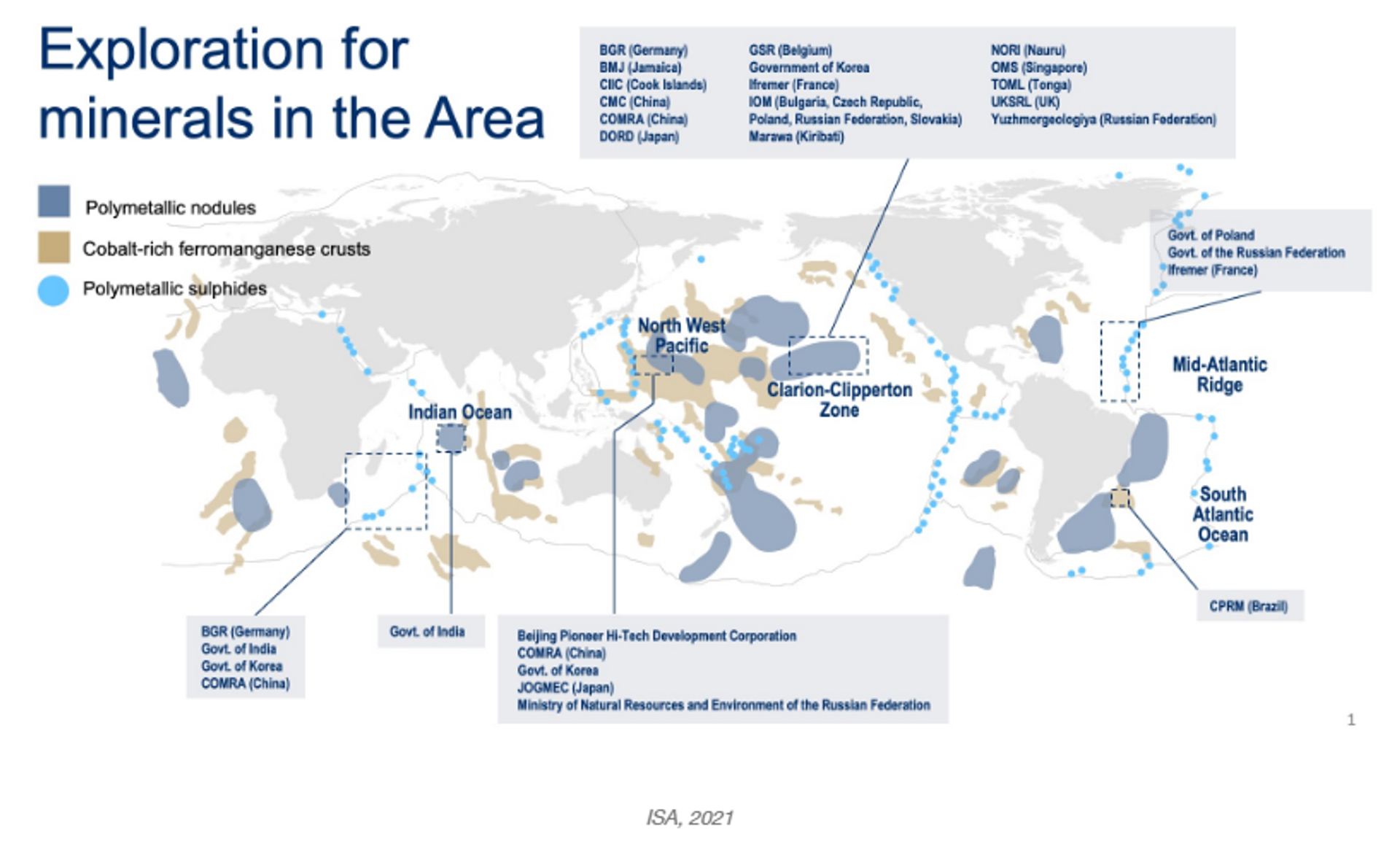 Screenshot of an  International Seabed Authority (ISA) chart on deep-sea mining, published in a report of the International Union for Conservation of Nature (IUCN). - Sputnik International, 1920, 10.07.2023