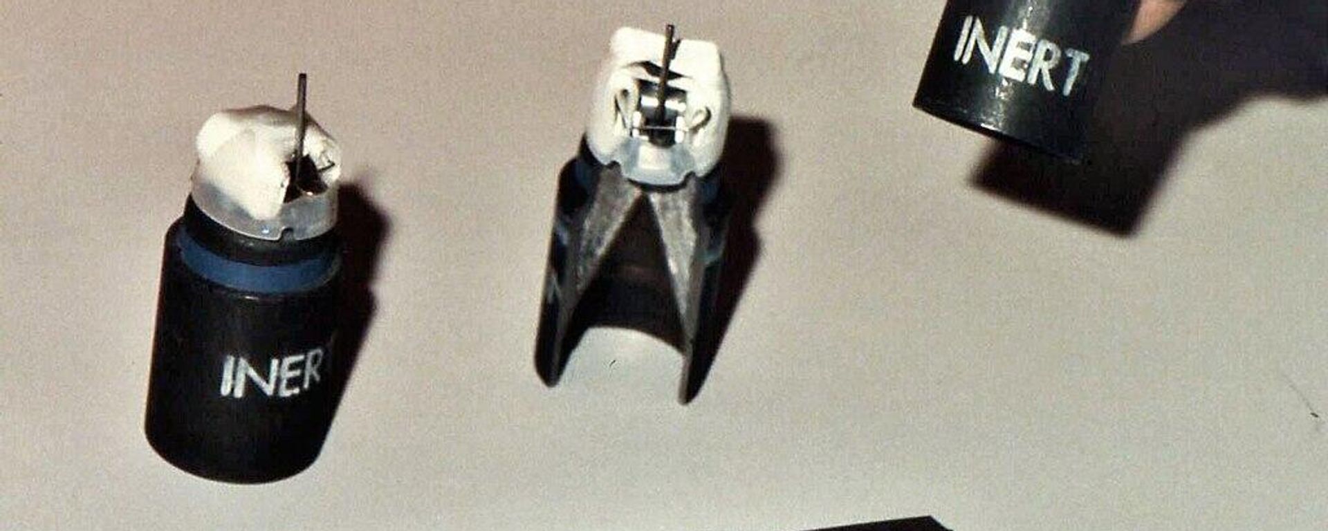 An M77 DPICM of the type used by the MLRS artillery rocket launcher system. An M77 DPICM of the type used by the MLRS artillery rocket launcher system. - Sputnik International, 1920, 08.08.2023