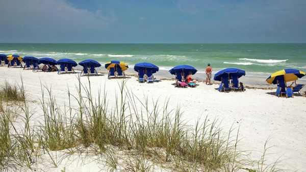 The main beach at Caladesi Island State Park, a barrier island along the Gulf of Mexico, on Florida's West Coast in Dunedin, Fla., May 21, 2008. Caladesi Island State Park has been ranked No. 4 on the list of the nation's best beach for 2023, according to the annual ranking released Thursday, May 18, 2023, by the university professor known as “Dr. Beach.” - Sputnik International