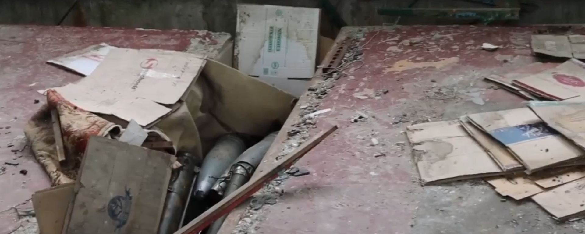 A booby-trapped weapons cache belonging to Ukrainian saboteurs was uncovered in the LPR’s north - Sputnik International, 1920, 12.07.2023