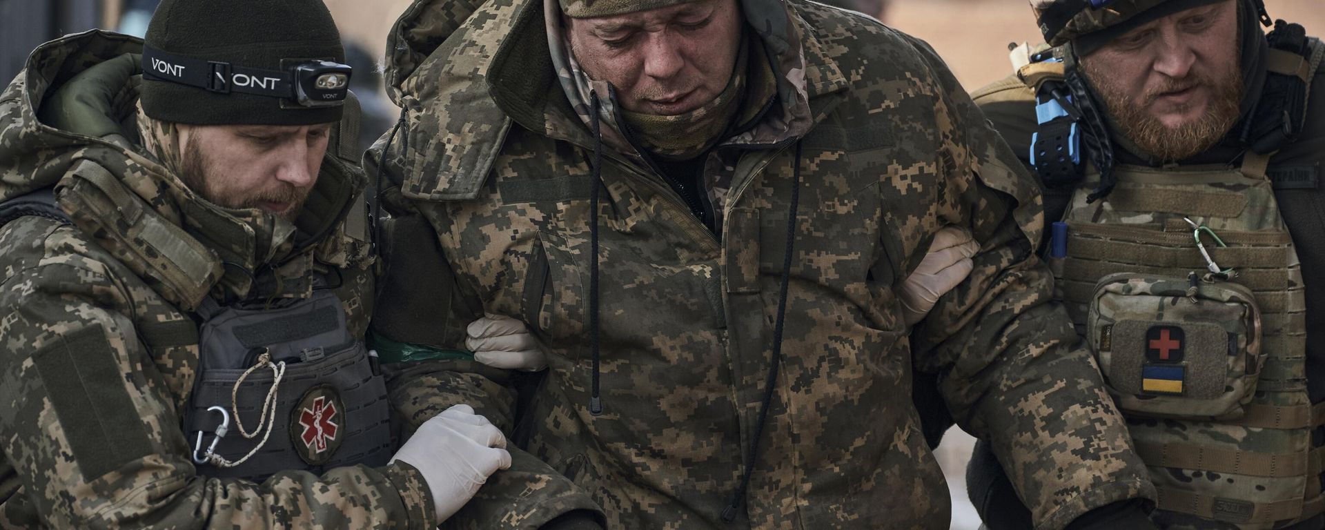  A wounded Ukrainian soldier. File photo - Sputnik International, 1920, 21.07.2023