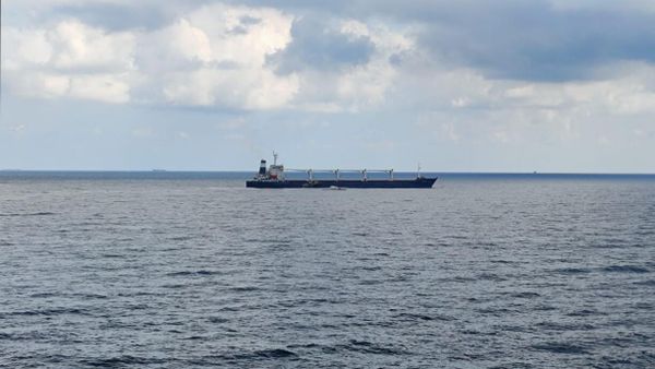 A vessel carrying corn from Ukraine, is seen in the Black Sea - Sputnik International