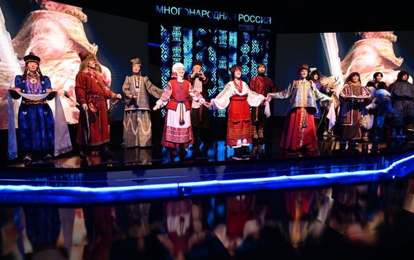 The Multinational Russia booth at the Expoforum Convention and Exhibition Centre. - Sputnik International
