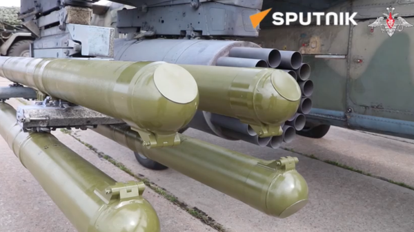 Ka-52 'Alligator' helicopters in action - Sputnik International