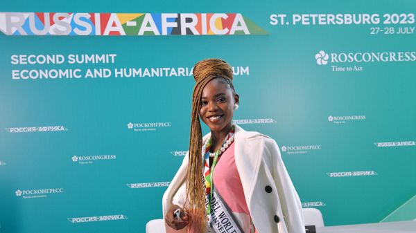 Forum participant at the Expoforum Convention and Exhibition Centre, Russia-Africa Summit 2023 - Sputnik International
