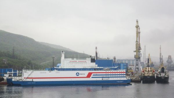 World's first floating nuclear power plant (NPP) Akademik Lomonosov - Sputnik International