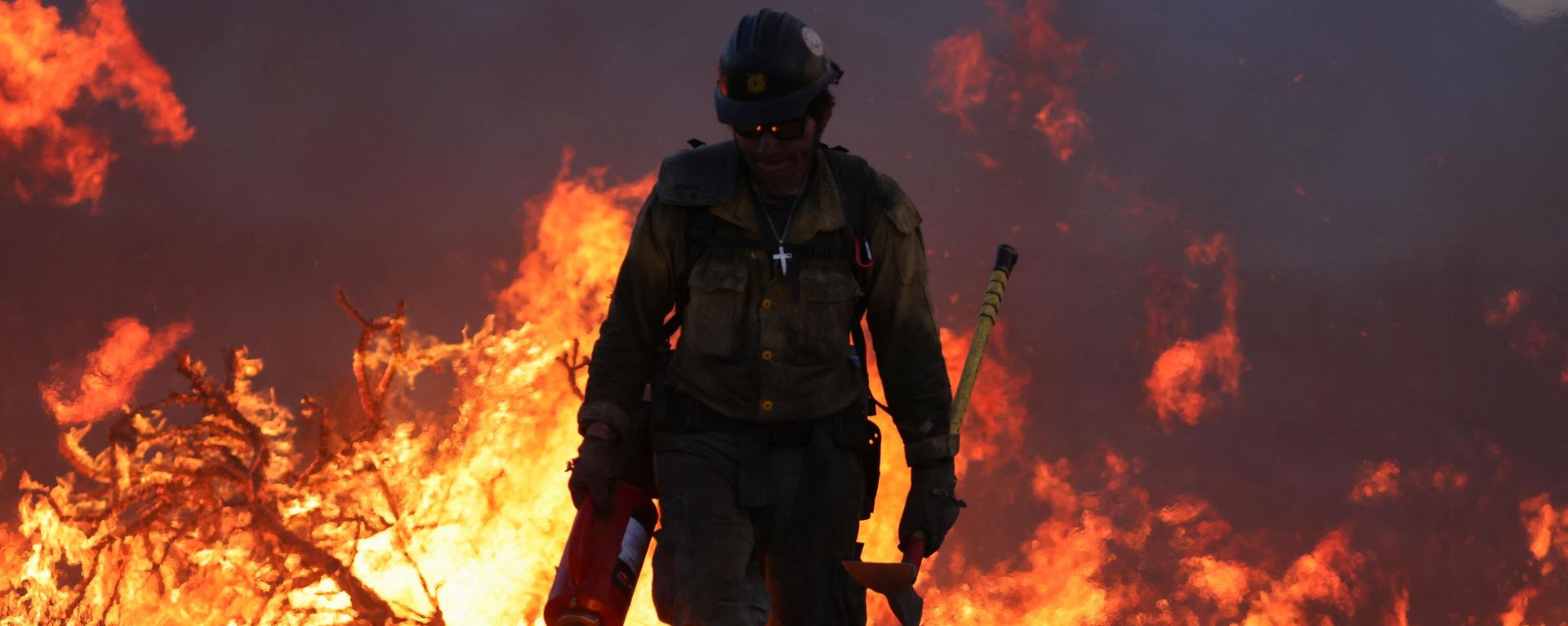 The York Fire burns in the Mojave National Preserve on July 30, 2023 - Sputnik International, 1920, 01.08.2023