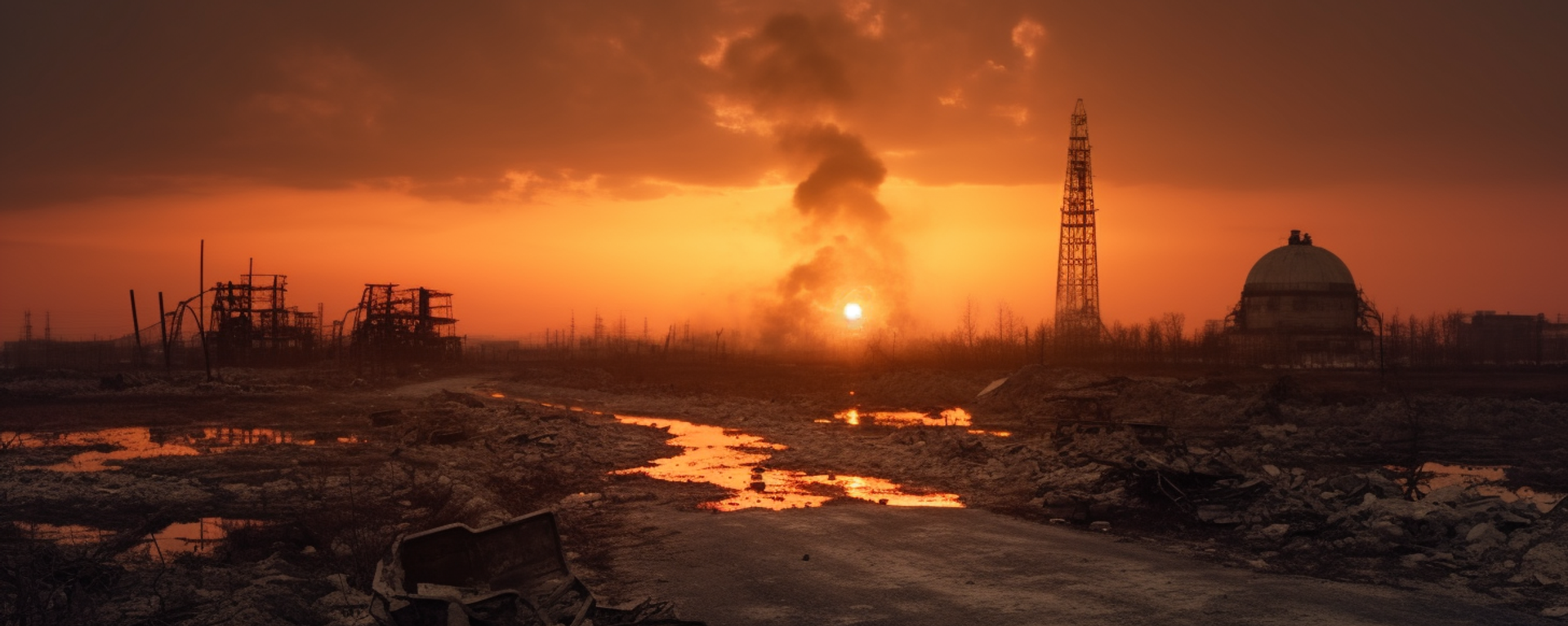 An AI imagining of the aftermath of a global nuclear catastrophe, created by Midjourney AI v5 - Sputnik International, 1920, 28.03.2024