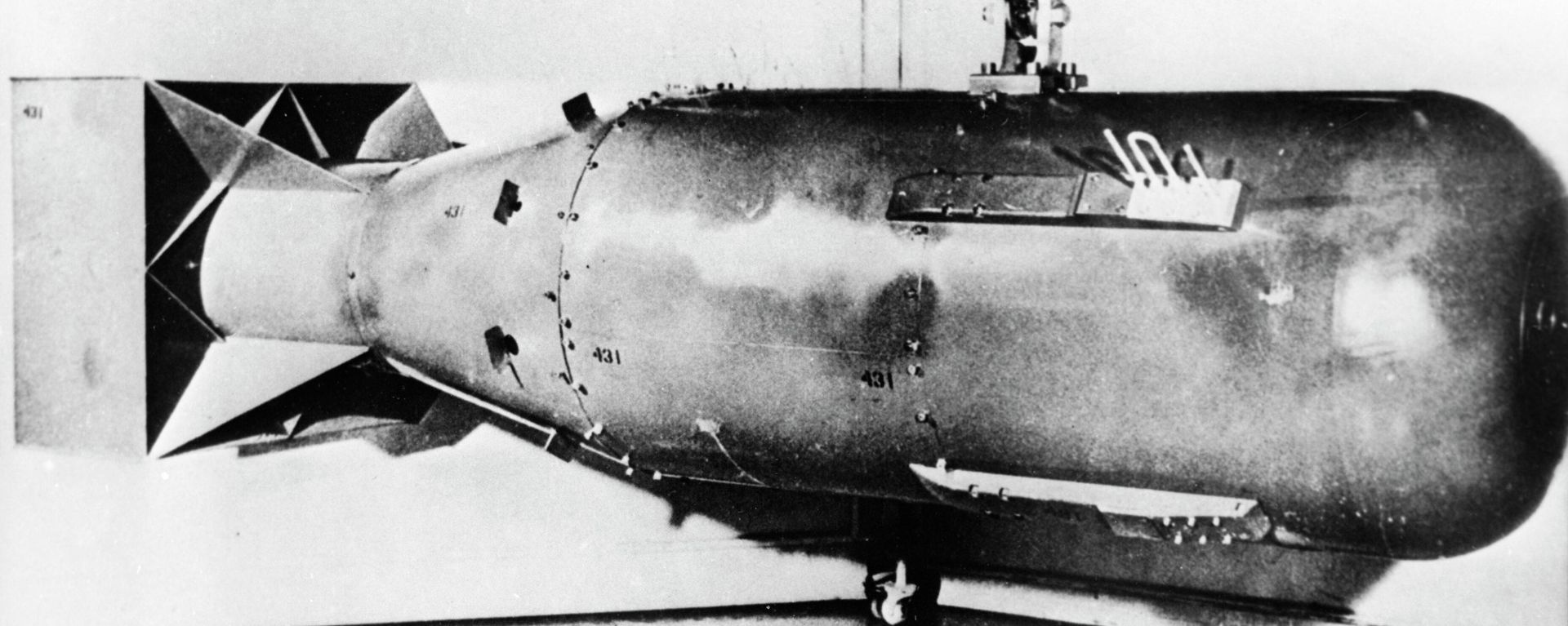 The Little Boy atomic bomb dropped on Hiroshima. A photo taken in August 1945. - Sputnik International, 1920, 06.08.2023