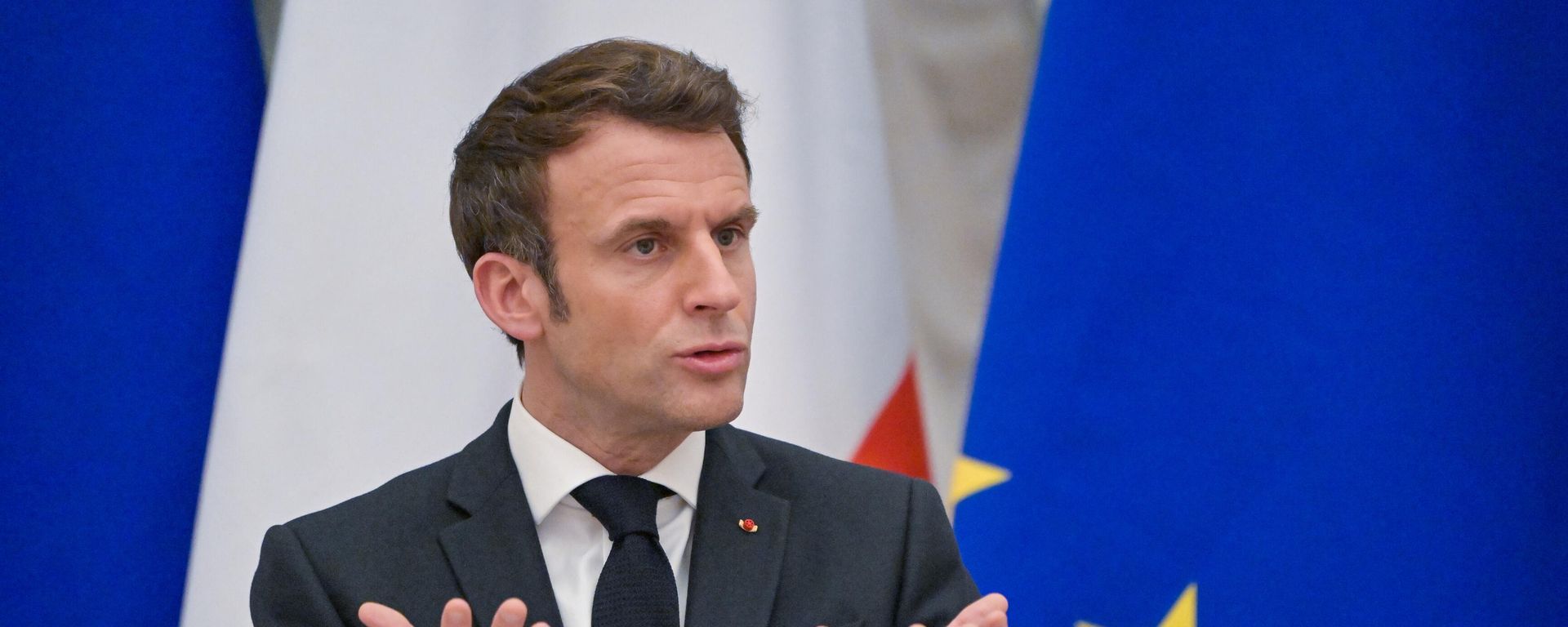French President Emmanuel Macron - Sputnik International, 1920, 20.01.2026