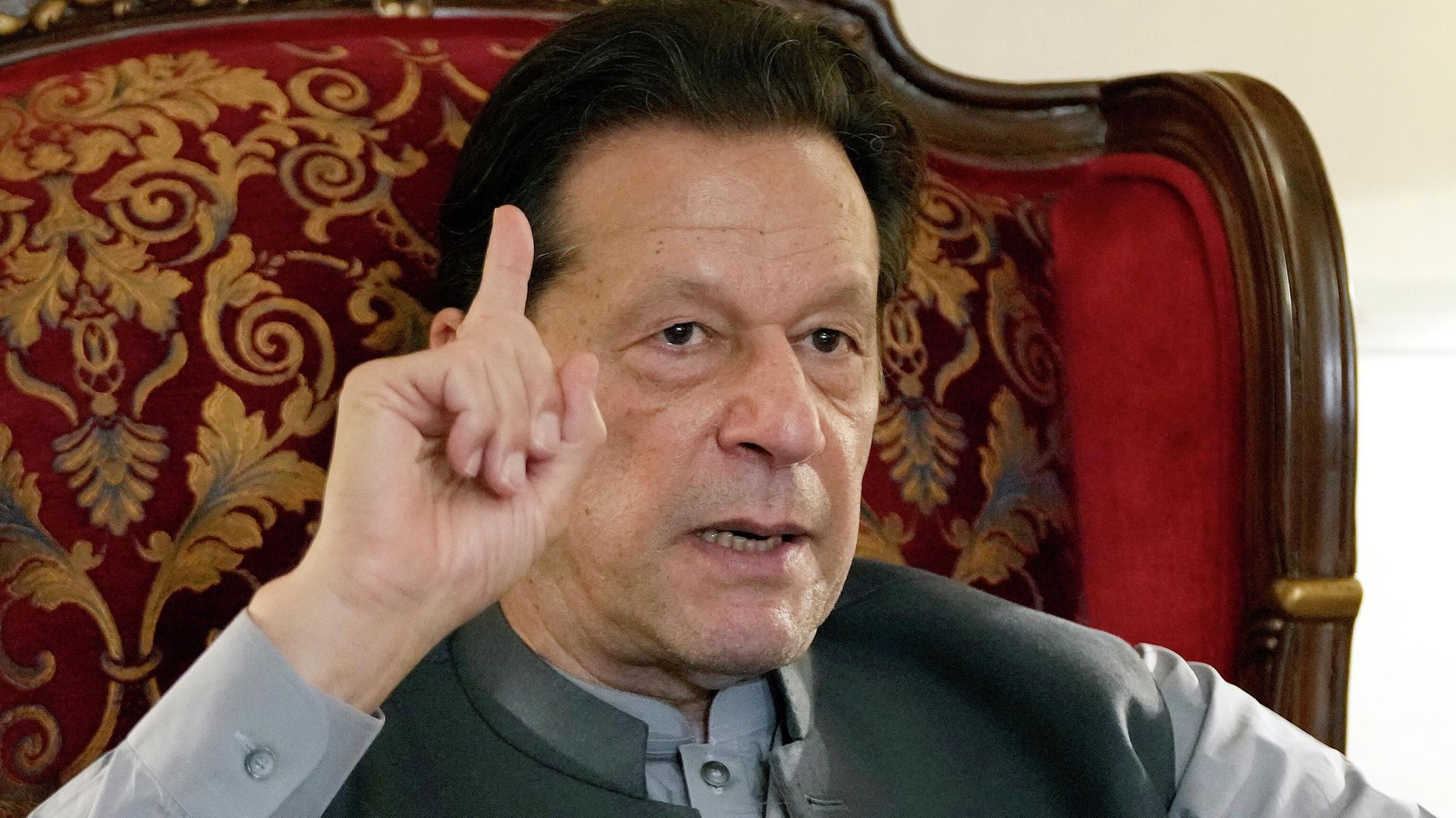 Pakistan's former prime minister Imran Khan at his residence, in Lahore, Pakistan, Thursday, Aug. 3, 2023.  - Sputnik International, 1920, 08.08.2023