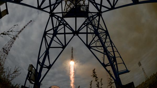 Launch of the Soyuz-2.1b launch vehicle with the Fregat upper stage and the Luna-25 automatic station from the Vostochny cosmodrome. - Sputnik International
