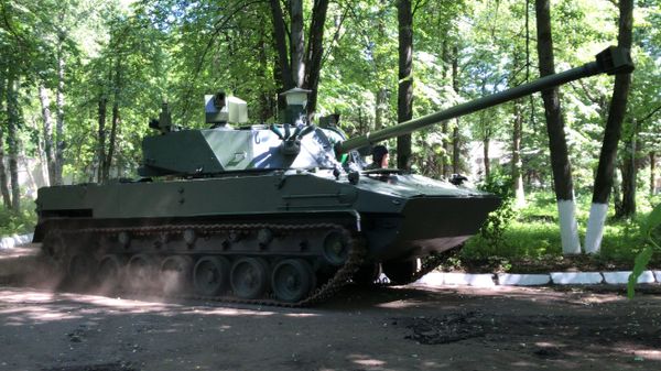 Russia's Lotos self-propelled artillery gun developed by the Central Scientific Research Institute of Precision Engineering. - Sputnik International