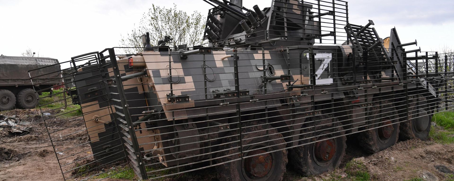 BTR 4E armored personnel carrier left by the Ukrainian Armed Forces in Kupyansk. BTR 4E armored personnel carrier left by the Ukrainian Armed Forces in Kupyansk. - Sputnik International, 1920, 12.08.2023