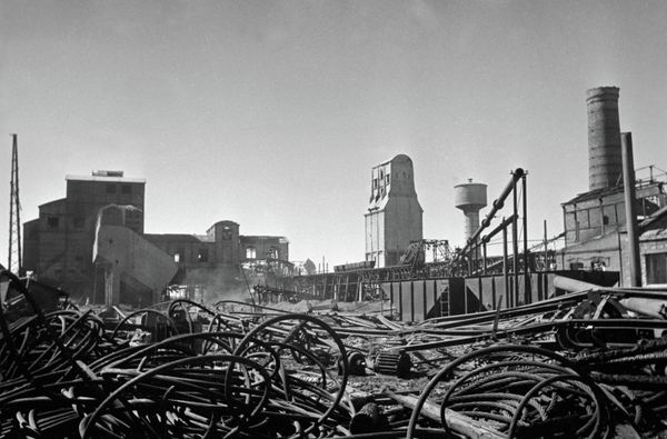 A destroyed mine in the city of Gorlovka in Donbass. - Sputnik International