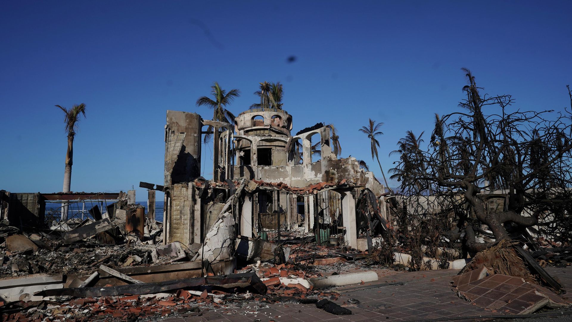 Wildfire damage is shown, Saturday, Aug. 12, 2023, in Lahaina, Hawaii. (AP Photo/Rick Bowmer) - Sputnik International, 1920, 22.08.2023