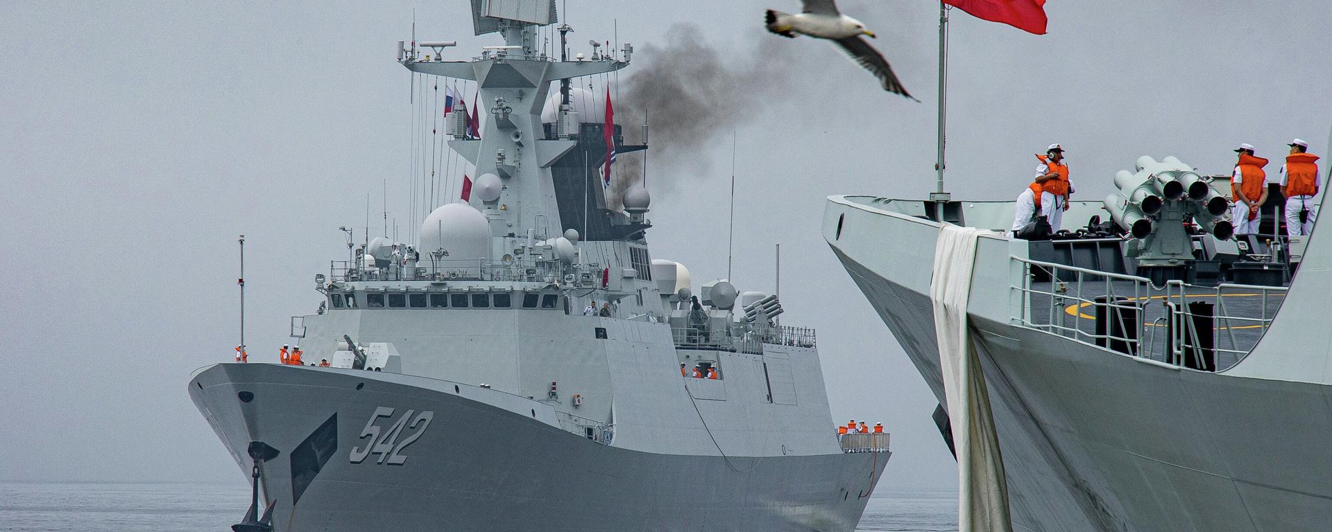 Chinese Navy Ships Arrive in Vladivostok After Joint Russia-China Exercises - Sputnik International, 1920, 07.11.2025